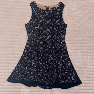 City Studio Black Lace Dress